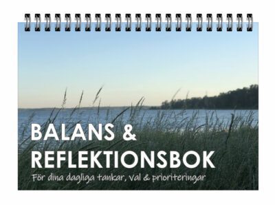 Balans & Reflektionsboken omslag