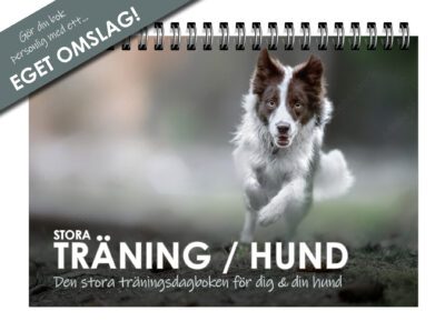 Stora Träning hund, personligt omslag