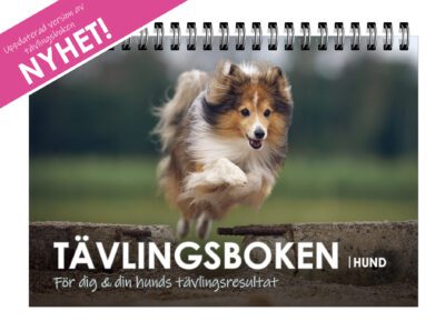 Tävlingsboken HUND, omslag NYHET