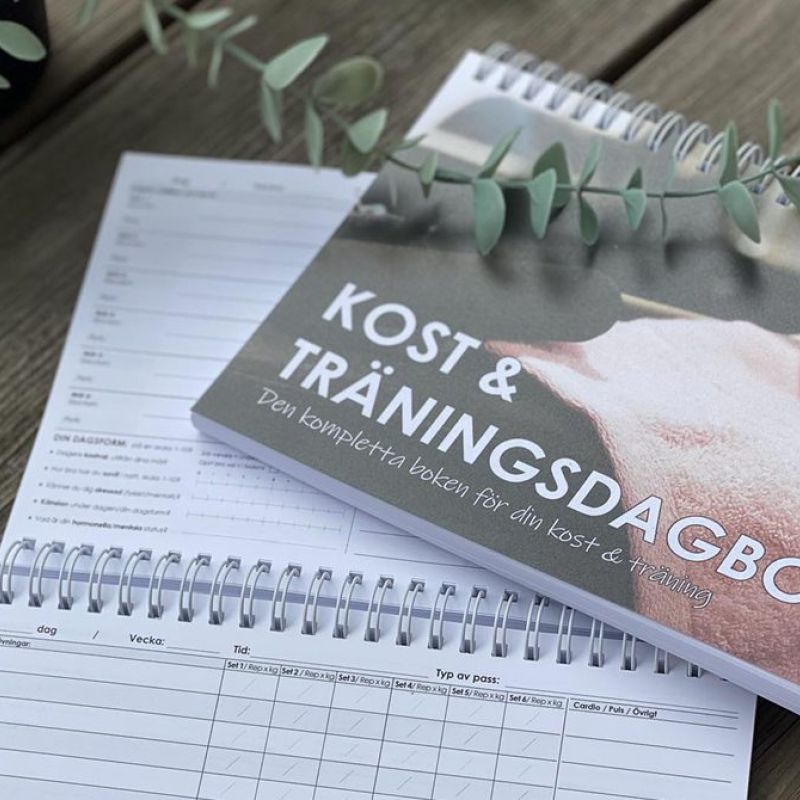 Träningsdagböcker sortiment